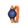 Zegarek O clock click shift Fluo arancione