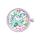 Mechanizm zegarka O clock Urban decor flowers Cipria