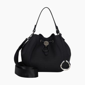 Torebka O Bag Joy Tessuto Gommato Black