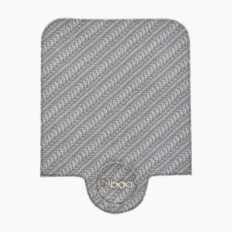 Klapka O Pocket Tessuto Tecno Caucciu Design Spigato Black