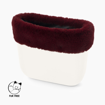 Opaska O bag standard Lapin rex Bordeaux