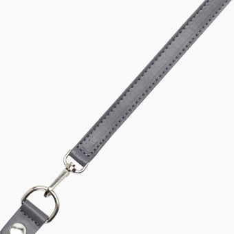 Pasek Naramienny Extraslim 110 + Clip Tessuto Sintetico Effetto Nappa Easy Grey