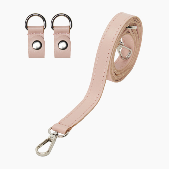 Pasek naramienny Extraslim 110 i Klipsy Sintetico effetto nappa Easy Smoke pink
