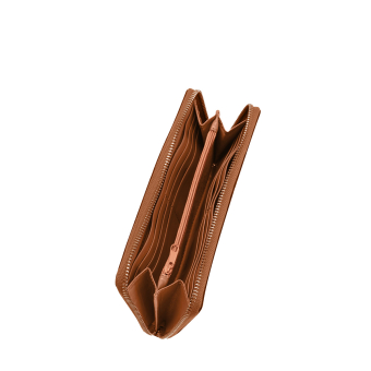 Portfel O wally Reflective coconut print Bronze
