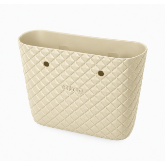 Body O bag urban midi matelasse Vaniglia