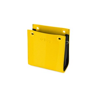 Body O bag double mini Spigata texture ecopelle saffiano Ginestra