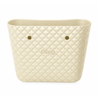Body O bag urban midi matelasse Vaniglia