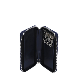 Etui na klucze Simil pelle vernice Blu navy