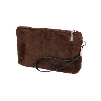 Kosmetyczka O bag Fibra double Marrone scuro