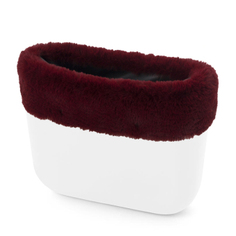 Opaska O bag standard Lapin rex Bordeaux