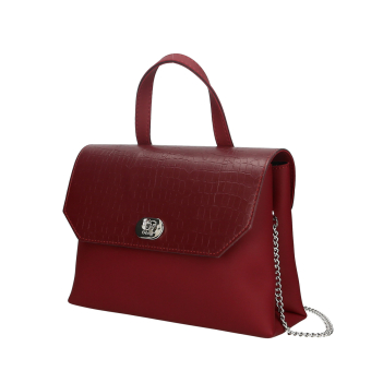 Torebka O bag smooth mini Bordeaux