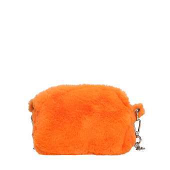 Torebka O bag pocket Ecopelliccia Fluo arancione