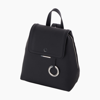 Plecak O Bag Chilly Tessuto Gommato Black