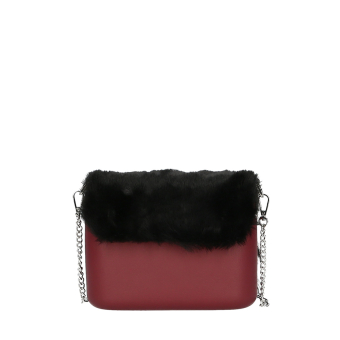 Torebka O bag pocket Bordeaux
