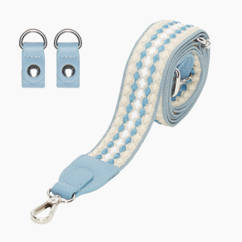 Pasek Naramienny 80/120+Clip Jacquard Pluriball Light Blue