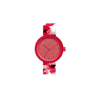 Zegarek O clock shift great fantasia fiori Poppies