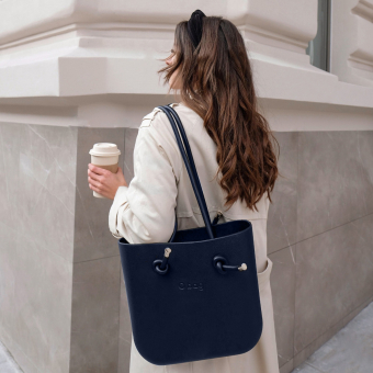 Torebka O bag mini Blu navy 