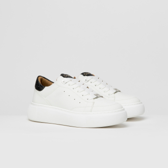 Sneakersy damskie dubai glitter white/black