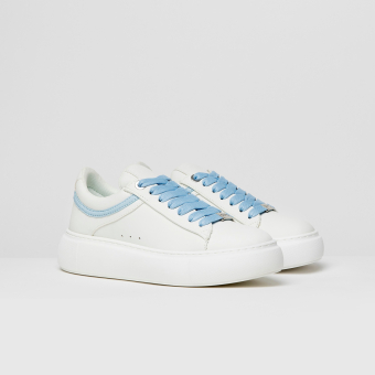 Sneakersy damskie rio colour bianco/skyway