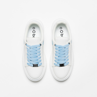 Sneakersy damskie rio colour bianco/skyway