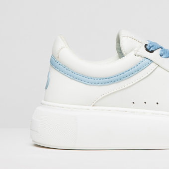 Sneakersy damskie rio colour bianco/skyway