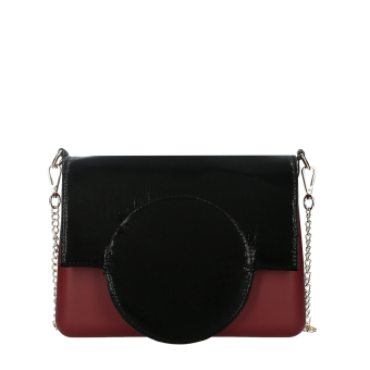 Torebka O bag glam Bordeaux
