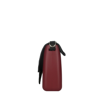 Torebka O bag glam Bordeaux