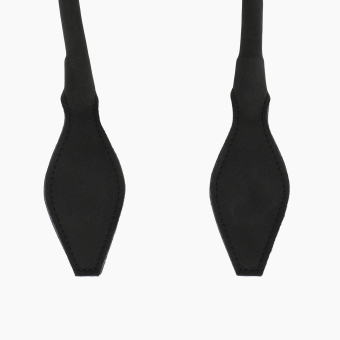 Uchwyty Długie A Rombo Tessuto Sintetico Suede Black