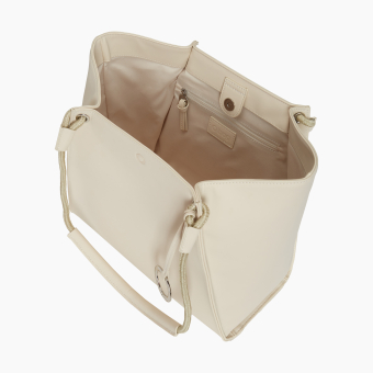 Torebka O Bag Holiday Tessuto Gommato Ivory