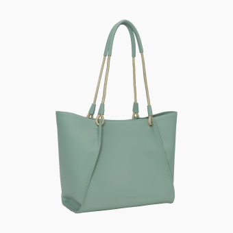 Torebka O Bag Holiday Tessuto Gommato Matcha