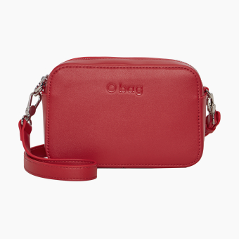 Torebka O bag milano Sintetico nappa easy Rosso scarlatto