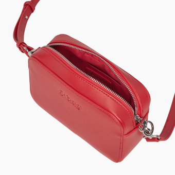 Torebka O bag milano Sintetico nappa easy Rosso scarlatto