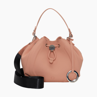 Torebka O Bag Joy Tessuto Gommato Blush