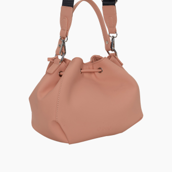 Torebka O Bag Joy Tessuto Gommato Blush