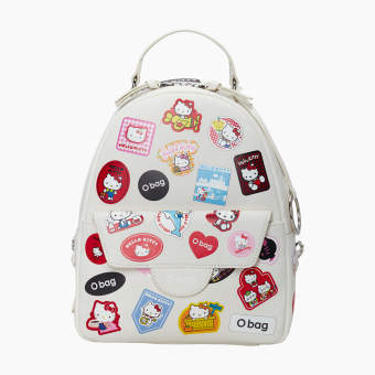 Plecak O bag Sofia hello kitty Bianco Mix Colori