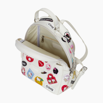 Plecak O bag Sofia hello kitty Bianco Mix Colori