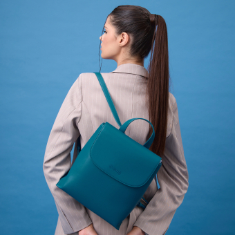 Plecak O bag budapest Sintetico nappa easy Laguna blue