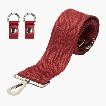 Pasek naramienny regolabile 80/120 i Klipsy Polistere tinta unita Bordeaux