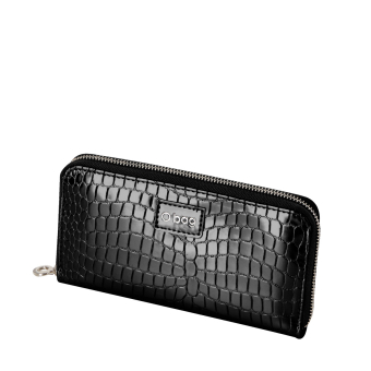 Portfel O wally Reflective coconut print Nero