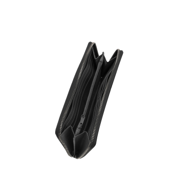 Portfel O wally Reflective coconut print Nero
