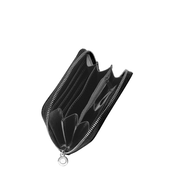 Portfel O half wally Reflective coconut print Nero