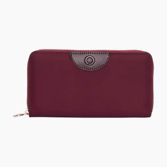 Portfel O Wally Fashion Nylon Bordeaux