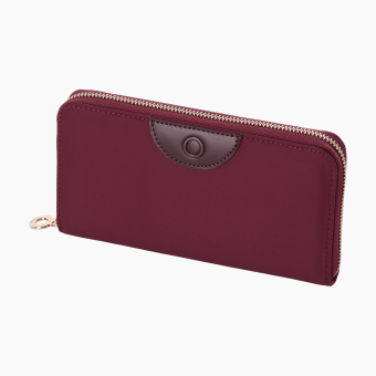 Portfel O Wally Fashion Nylon Bordeaux