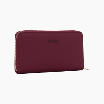 Portfel O Wally Fashion Nylon Bordeaux