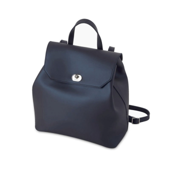 Plecak O bag soft ride Completo con pattina e spallaccio Blu navy metal