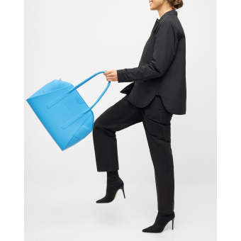 Torebka O bag unique Aqua z organizerem Bianco