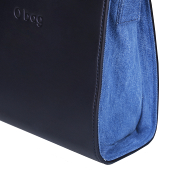 Torebka O bag double Blu navy