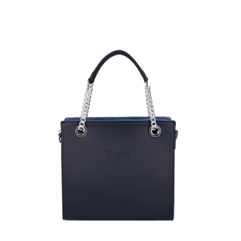 Torebka O bag double Blu navy