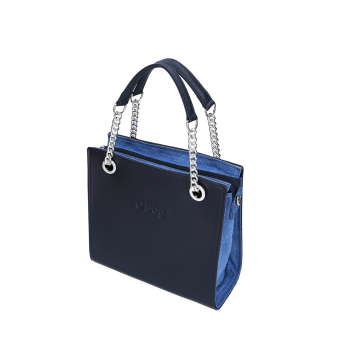 Torebka O bag double Blu navy