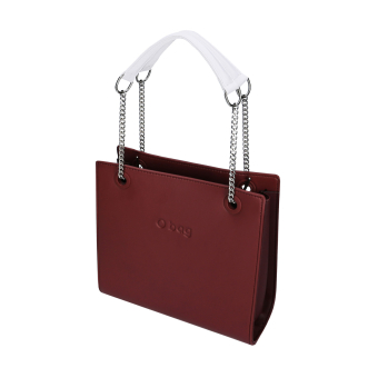 Torebka O bag double Bordeaux